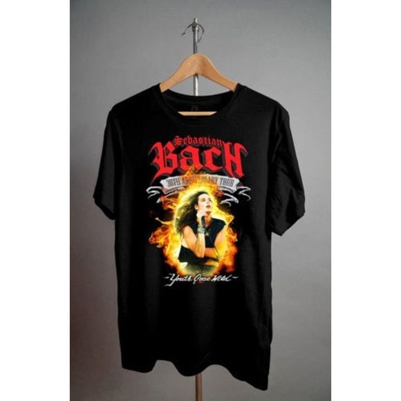 Sebastian Bach T-shirt Sebastian Bach Album Skid Row T-shirt - Picture 1 of 4